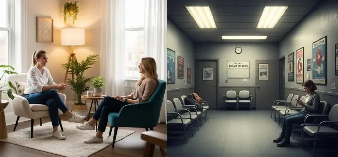 Our Practice vs Typical Therapy Clinics Dallas GA