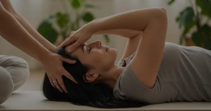 how to do craniosacral therapy on yourself